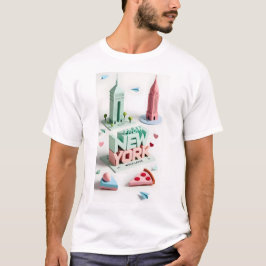 Från New York, med Kärlek - Neon Dreams T Shirt
