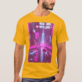 Från New York, med Kärlek-Soho Stroll Snyggt T Shirt