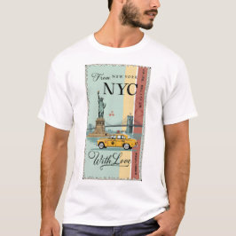 Från New York, med Kärlek-Tunnelbanan Symphony T Shirt