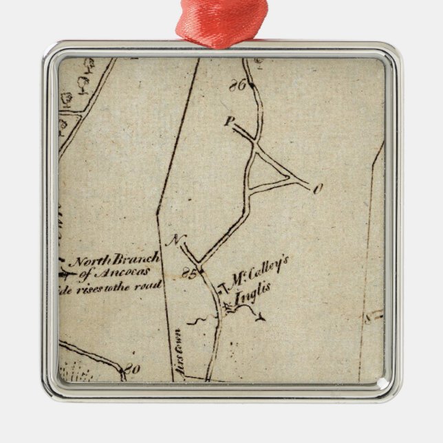 Från New York till Philadelphia 49 Julgransprydnad Metall (Framsidan)