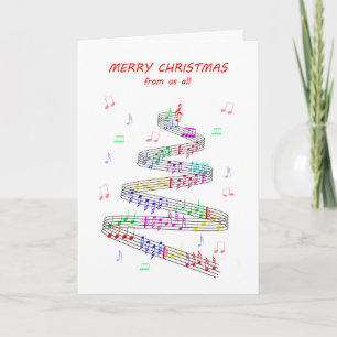 Från oss All Lakan Music med en hård jul Helgkort