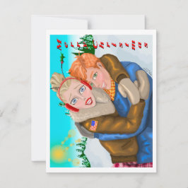 Från oss till julhälsningskort kort