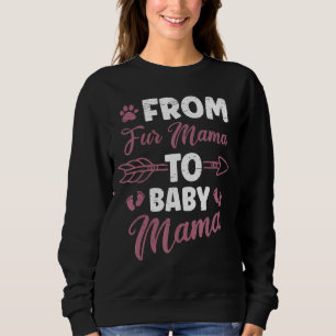 Från Päls Mamma till Baby Lycklig Mors dag T Shirt