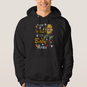 Från Päls Mamma till Baby Mamma New Mamma 2022 Mor Hoodie