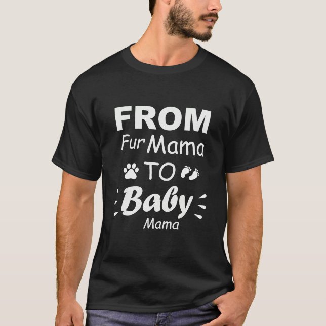 Från Päls Mamma till Baby Mamma T-Shirt (Framsida)
