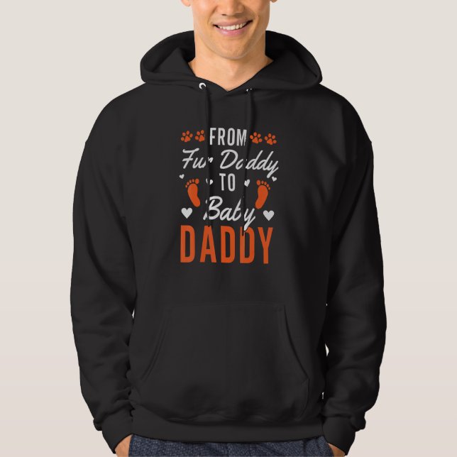 Från Päls pappa till Babby pappa _5 Hoodie (Framsida)