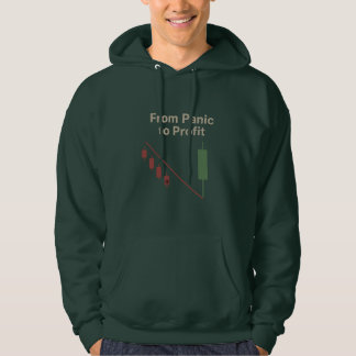 Från Panik till Vinst Crypto & Aktiehandlare Hoodi Hoodie
