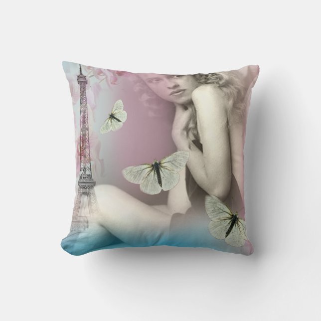 Från Paris med kärlek Kudde (Framsida)