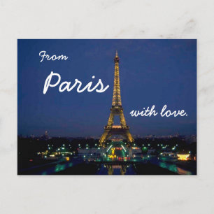 Från Paris med kärlek - vykort för resor