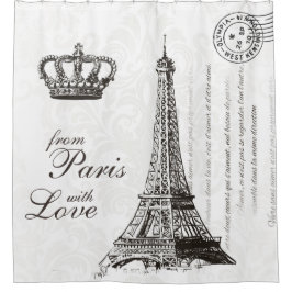 Från Paris med svartvit kärlek resa dekoren