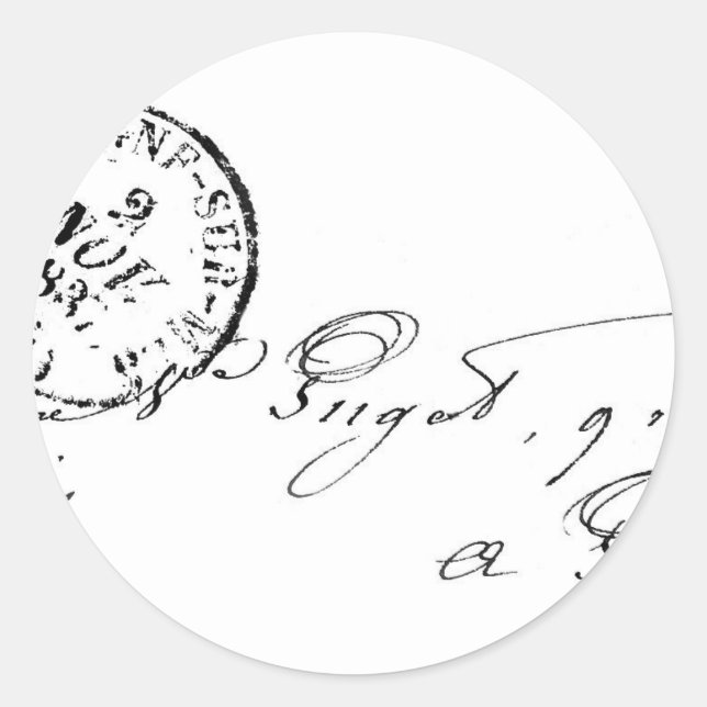 Från Paris Runt Klistermärke (Framsida)