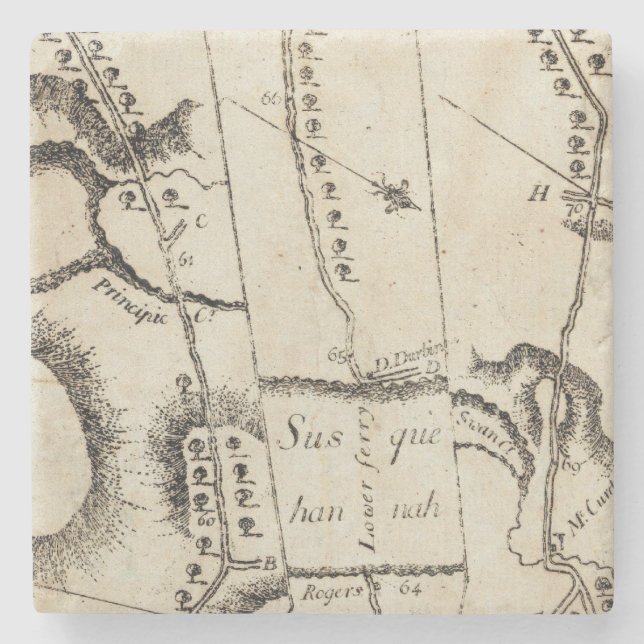 Från Philadelphia till Annapolis Md 56 Stenunderlägg (Framsidan)