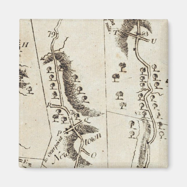 Från Philadelphia till Annapolis Md 57 Magnet (Framsidan)