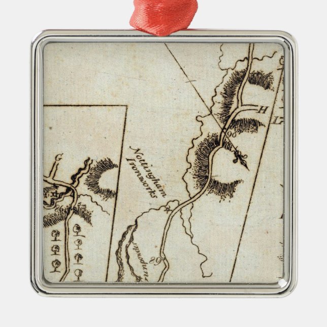 Från Philadelphia till Annapolis Md 58 Julgransprydnad Metall (Framsidan)