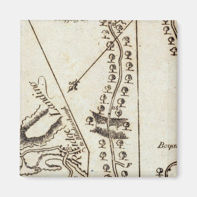 Från Philadelphia till Annapolis Md 60 Magnet (Framsidan)