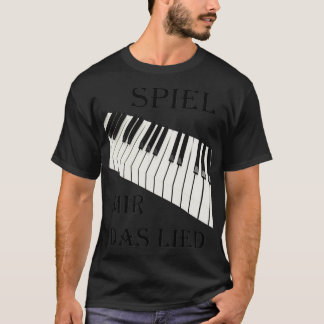 från Piano tangentbord med ett ord T Shirt