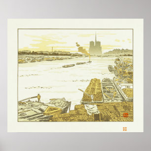 Från Pont d'Austerlitz Poster