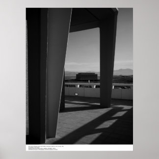 Från Porch of Physics Lecture Hall Bygger Poster