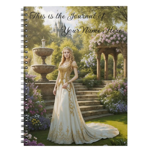 Från Princess till Queen Journal Notebook Anteckningsbok (Framsidan)