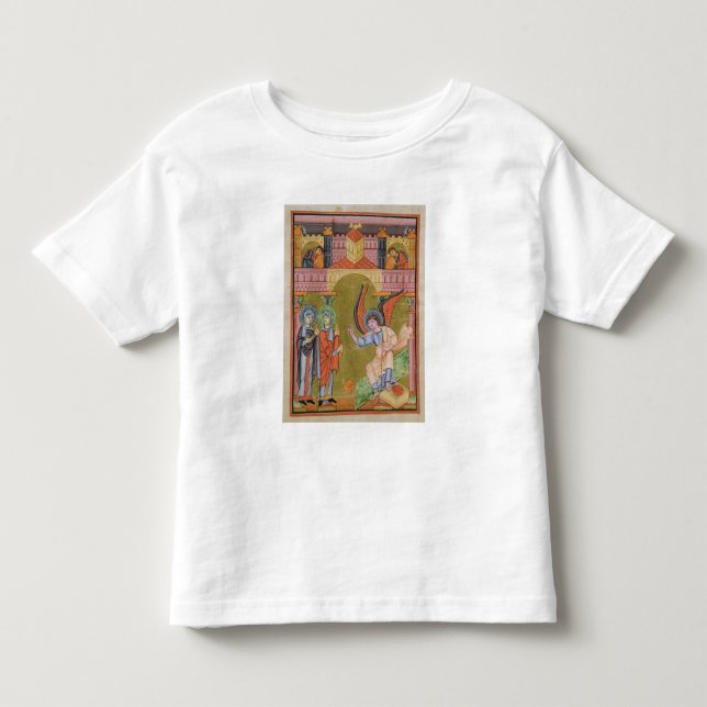 från Reichenauen skola Evangeliary Tee (Framsida)