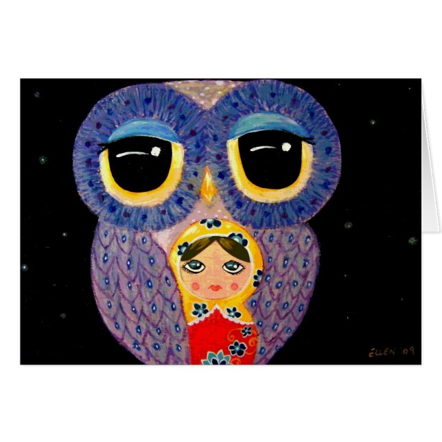 Från Ryssland med kärlek Hälsningskort (Framsidan Horizontal)