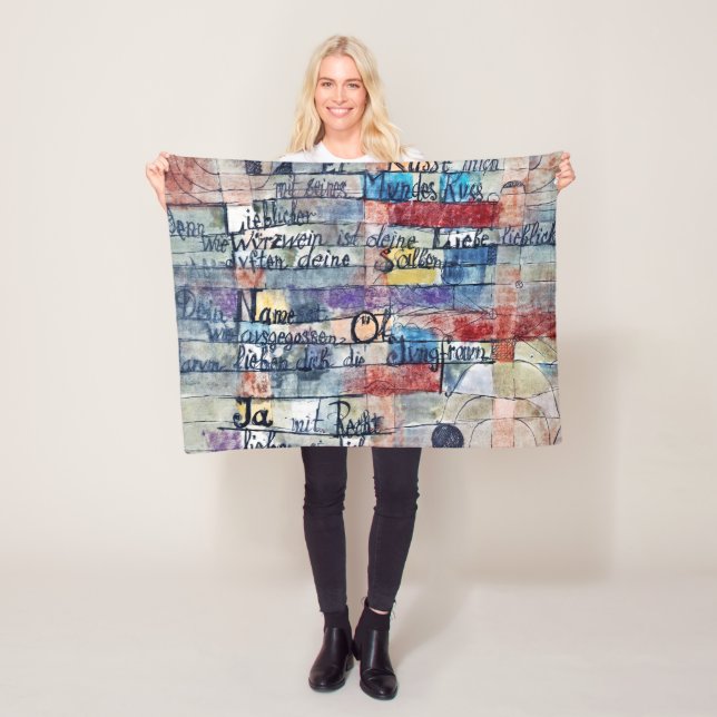 Från Sång i Sång, Klee Fleecefilt (På plats)