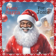 Från Santa Add Child's Namn African American