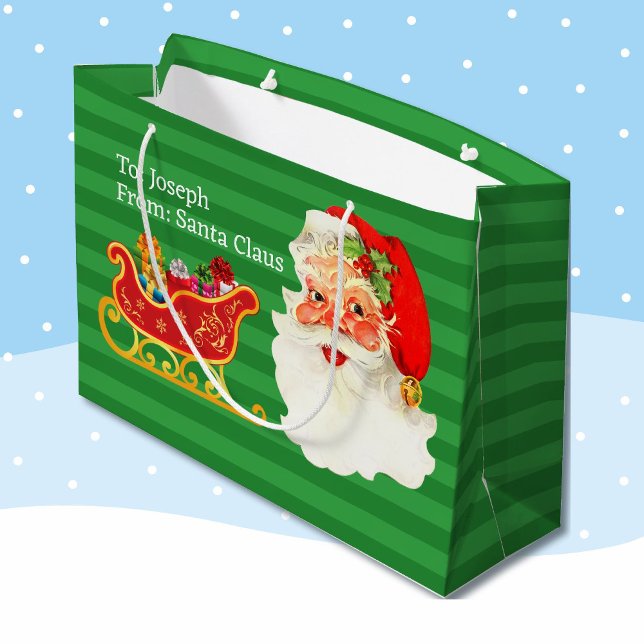 Från Santa Add Child's Namn Easy Read Young Kids (Skapare uppladdad)
