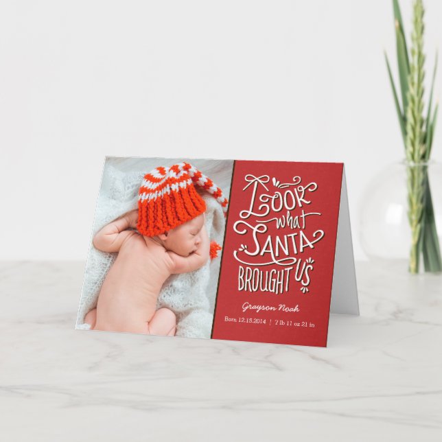Från Santa Baby Helgdagskort Helgkort (Framsida)