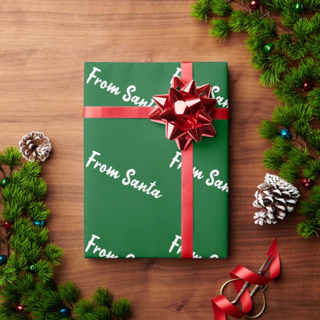 Från Santa Grönt Presentpapper  (Julgåva)