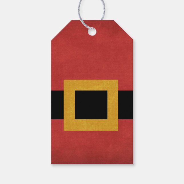 Från Santa Helgdag Gift Märkre Presentetikett (Framsidan)