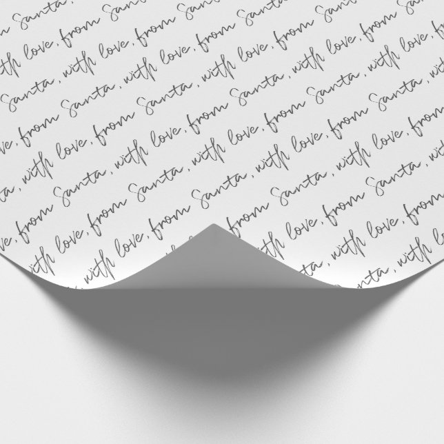 Från Santa, med Kärlek Presentpapper (Hörn)