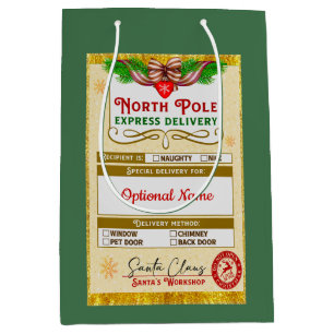 Från Santa North Pole Express Busig eller Snäll