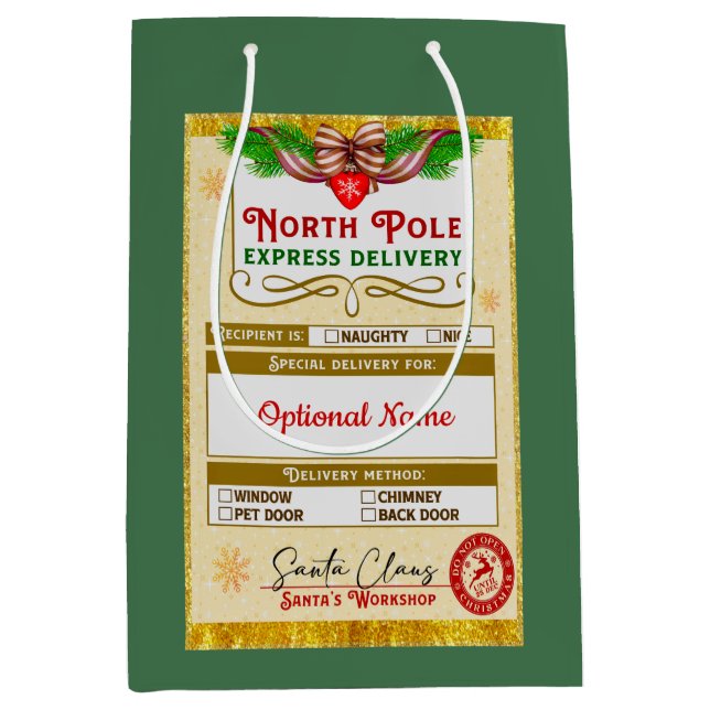 Från Santa North Pole Express Busig eller Snäll (Framsidan)