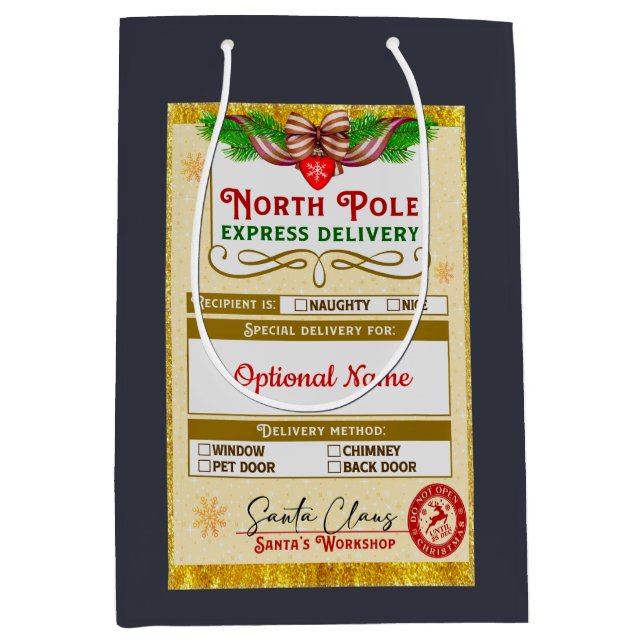 Från Santa North Pole Express Busig eller Snäll (Framsidan)