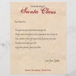 Från Santa Personlig Brev