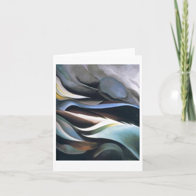 Från Sjö av Georgia O'Keeffe Kort (Framsida)