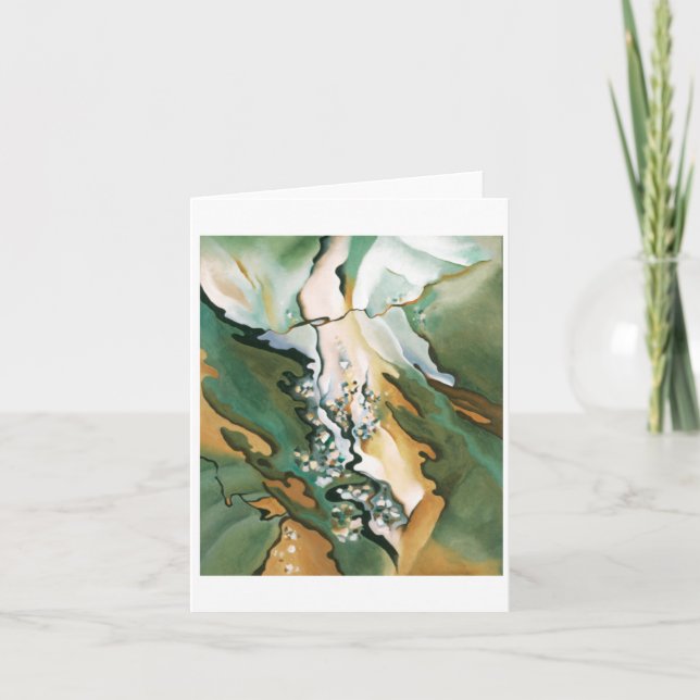 Från Sjö, nr 3, av Georgia O'Keeffe Kort (Framsida)