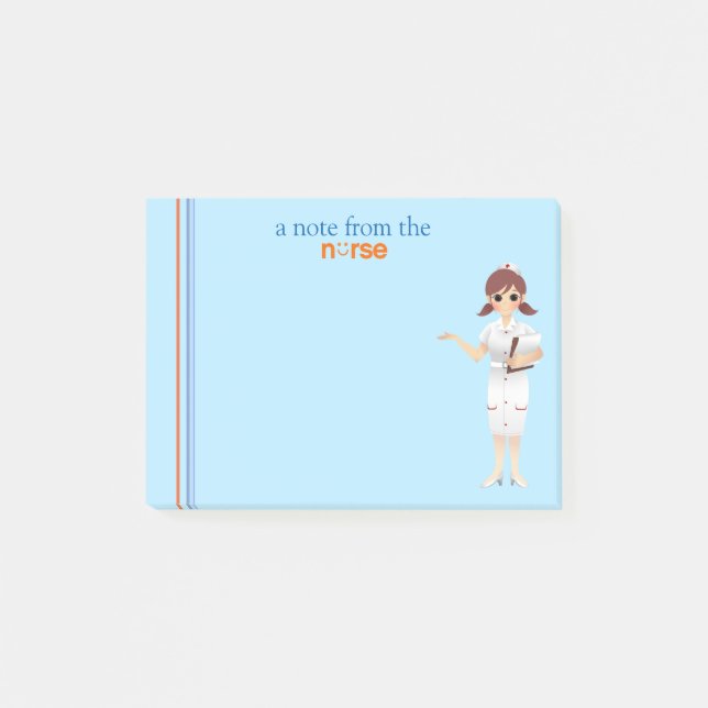 Från sjuksköterskan noterar Posta-det Post-it Block (Framsida)