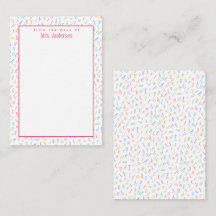 Från skrivbordet - Anpassningsbar Lärare Namn - Al