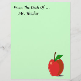 Från skrivbordet.. Apple Stationery