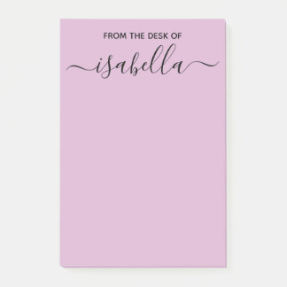 Från skrivbordet av din kända eleganta typografi post-it block