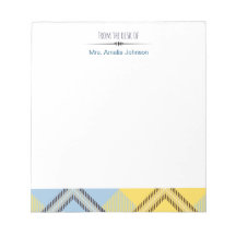 Från skrivbordet av Girly Monogram Script Namn Tar