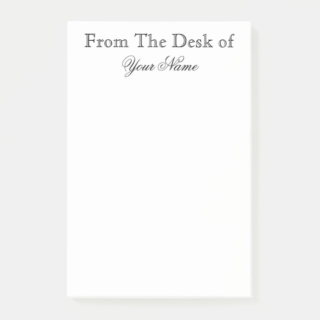 FRÅN SKRIVBORDET AV POST-IT BLOCK (Framsida)