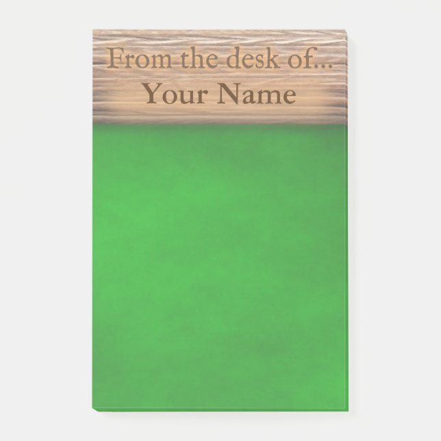 Från skrivbordet av post-it block (Framsida)