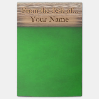 Från skrivbordet av post-it block