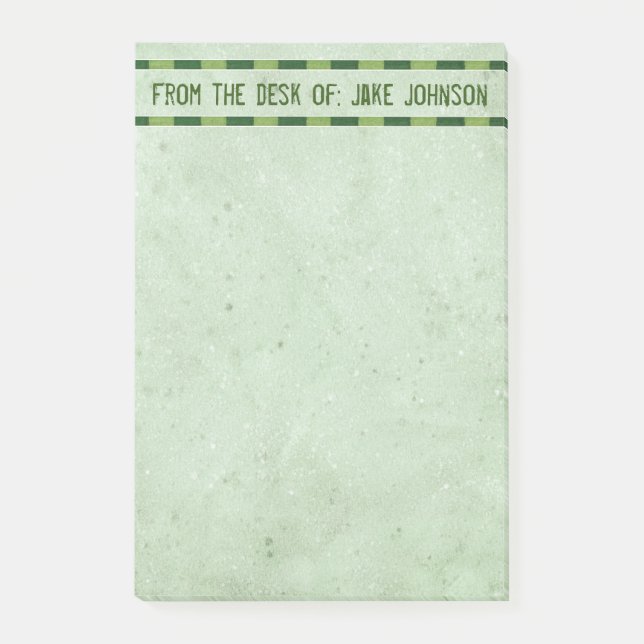 Från skrivbordet av: post-it block (Framsida)