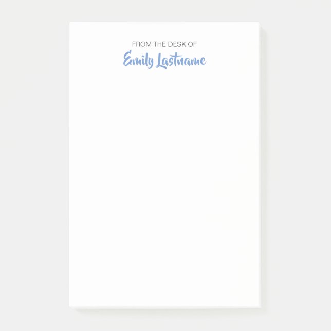 Från skrivbordet i Avslappnaden Anmäl dig. Post-it Block (Framsida)