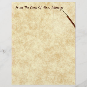 Från skrivbordet? Parchment Stationery