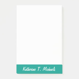 Från skrivbordet post-it block